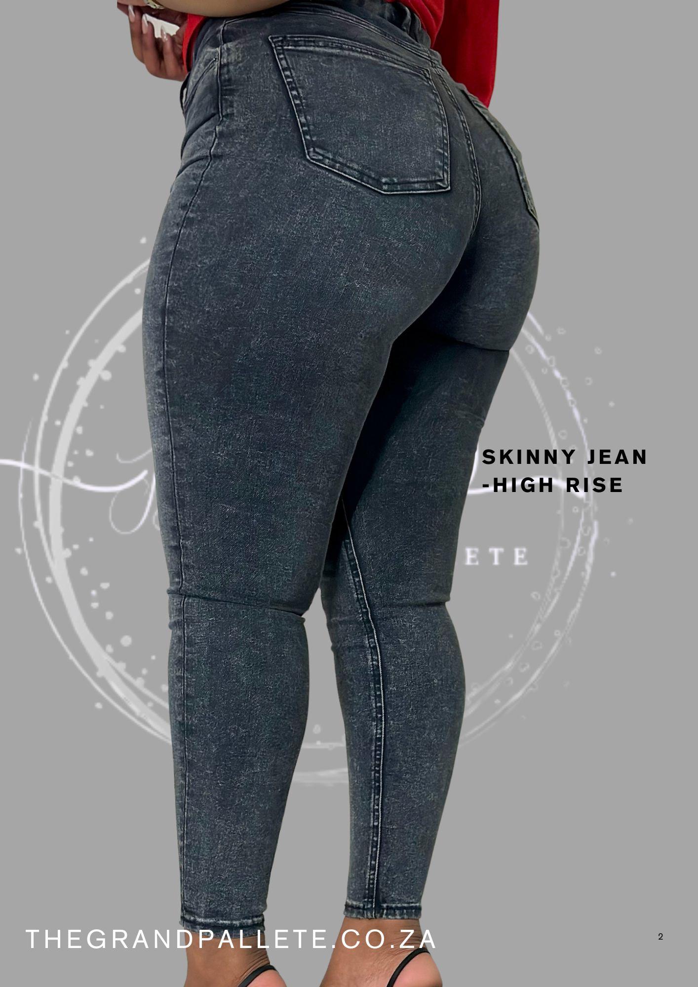 CHAROAL SKINNY JEAN- HIGH WAIST